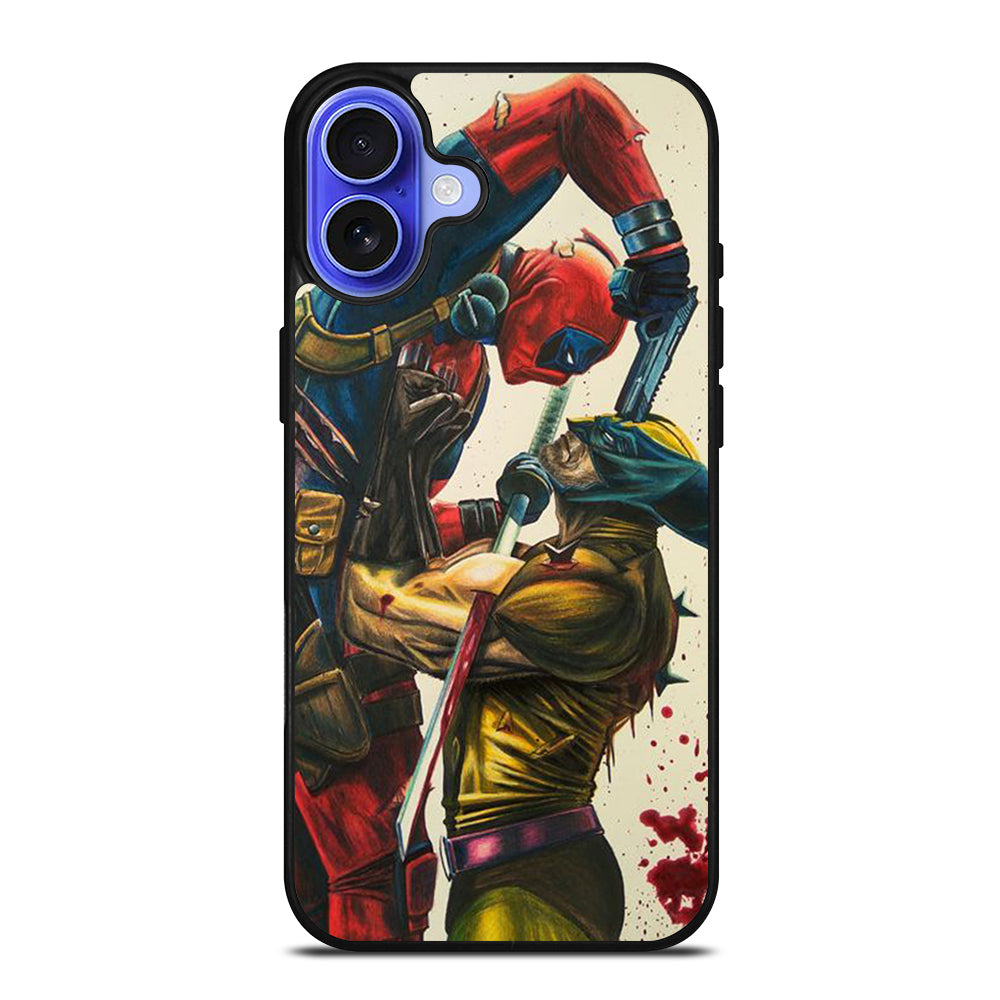DEADPOOL VS WOLVERINE 2 iPhone 16 Case Cover