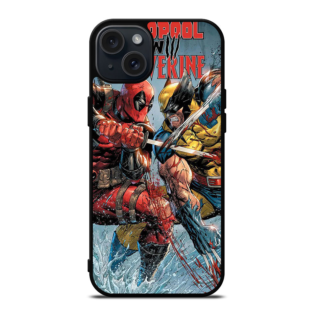 DEADPOOL VS WOLVERINE 3 iPhone 15 Plus Case Cover