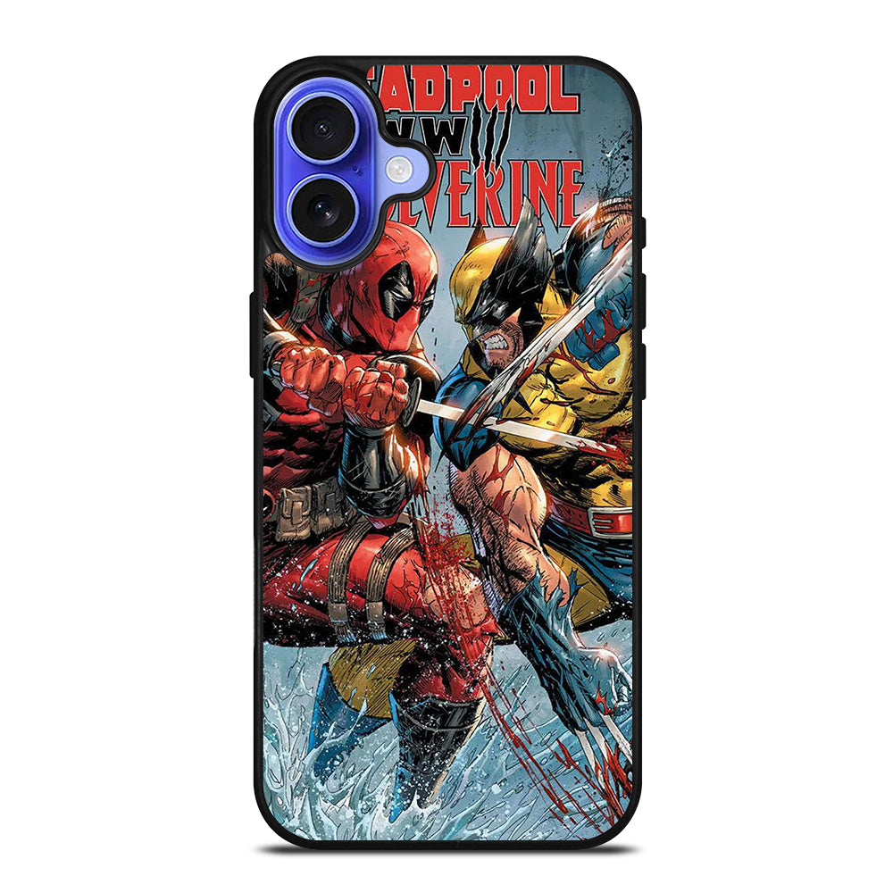 DEADPOOL VS WOLVERINE 3 iPhone 16 Case Cover