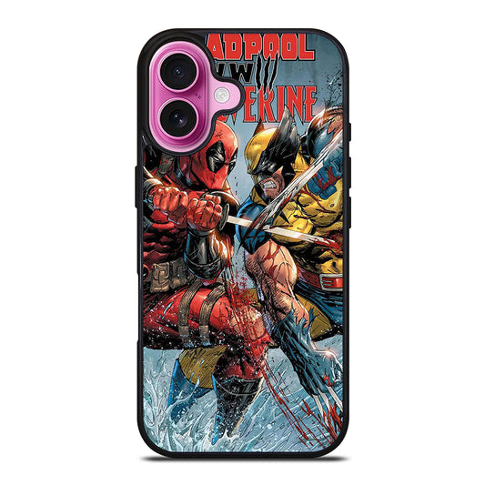 DEADPOOL VS WOLVERINE 3 iPhone 16 Plus Case Cover