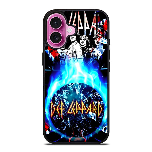 DEF LEPPARD BAND POSTER iPhone 16 Plus Case Cover