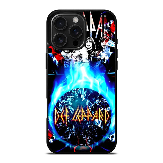 DEF LEPPARD BAND POSTER iPhone 16 Pro Max Case Cover