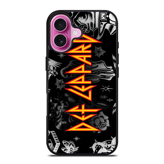 DEF LEPPARD GROUP BAND iPhone 16 Plus Case Cover