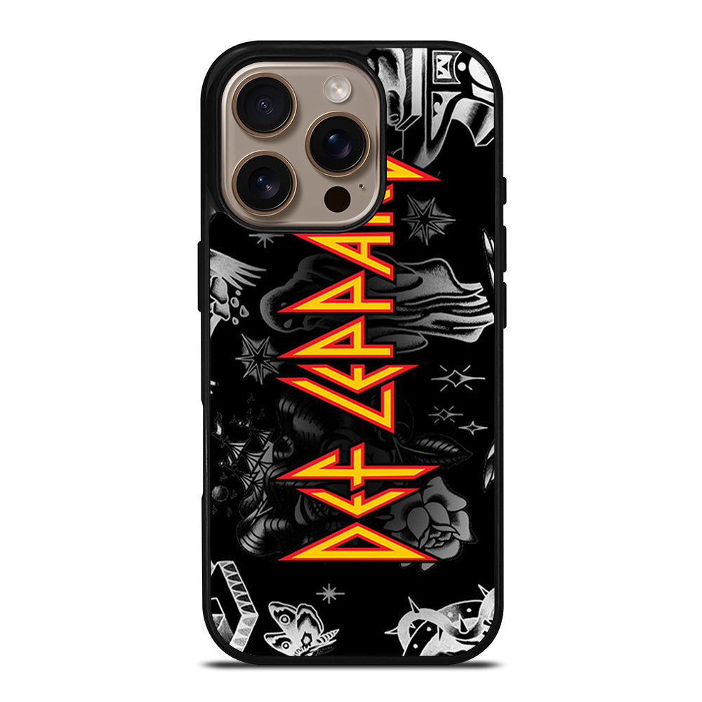 DEF LEPPARD GROUP BAND iPhone 16 Pro Case Cover