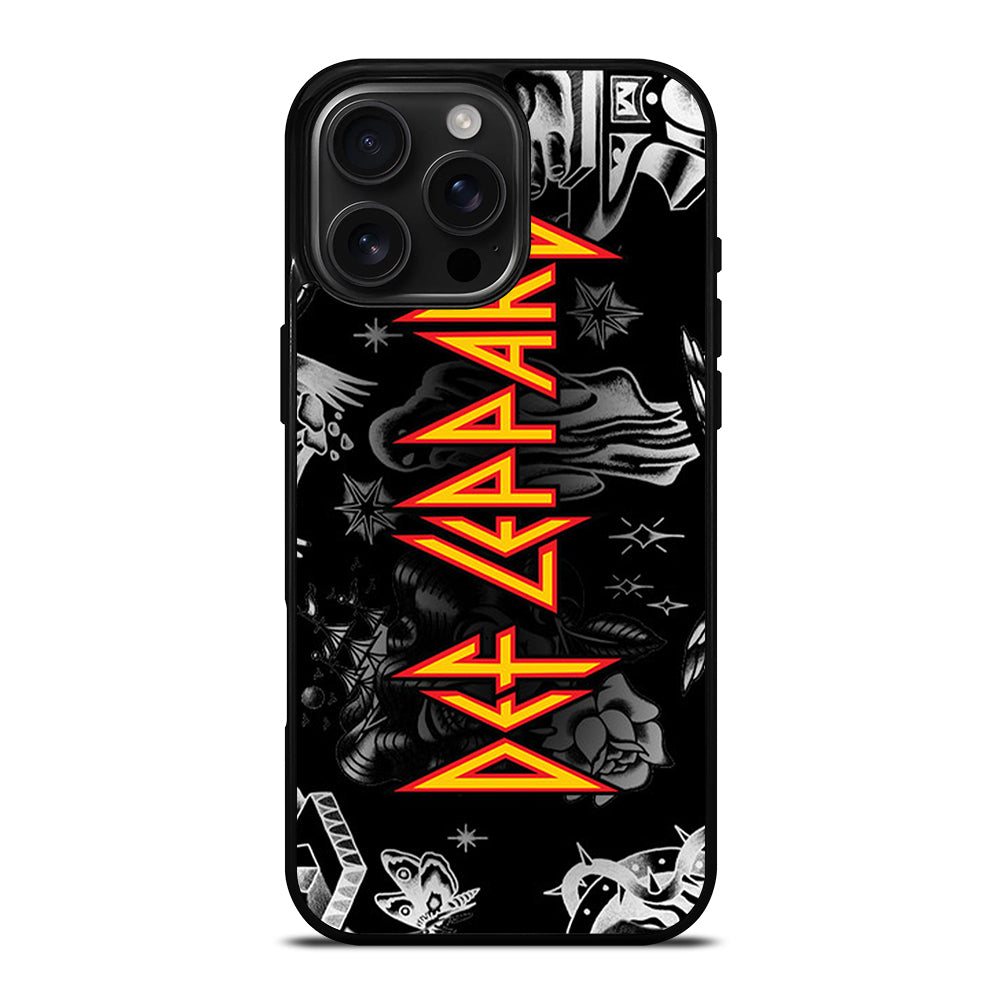 DEF LEPPARD GROUP BAND iPhone 16 Pro Max Case Cover
