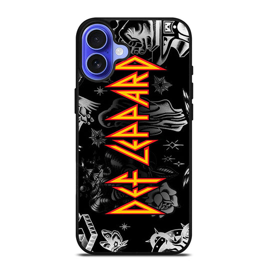 DEF LEPPARD GROUP BAND iPhone 16 Case Cover