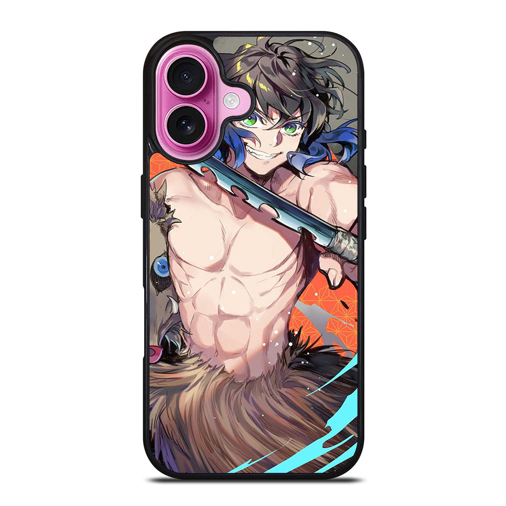 DEMON SLAYER ANIME INOSUKE 2 iPhone 16 Plus Case Cover