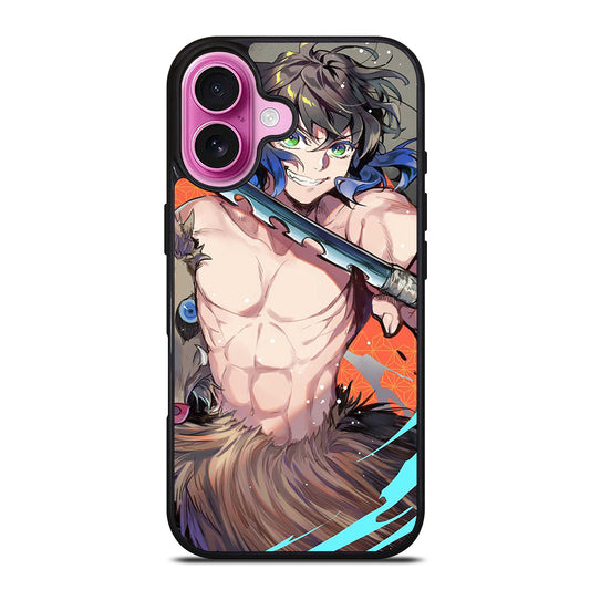 DEMON SLAYER ANIME INOSUKE 2 iPhone 16 Plus Case Cover