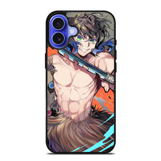 DEMON SLAYER ANIME INOSUKE 2 iPhone 16 Case Cover