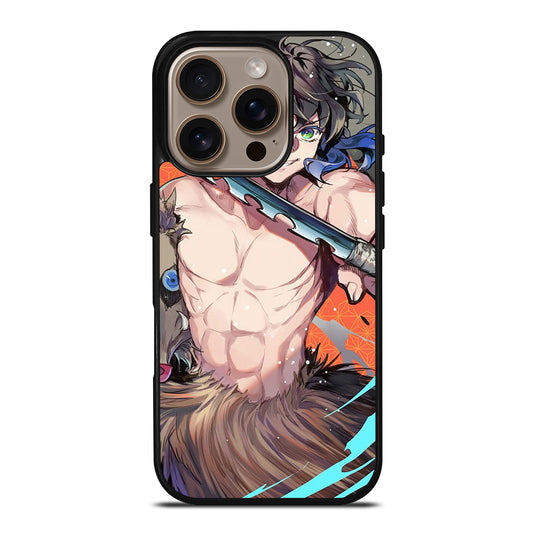 DEMON SLAYER ANIME INOSUKE 2 iPhone 16 Pro Case Cover