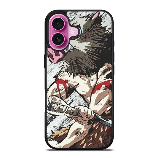 DEMON SLAYER HASHIBIRA INOSUKE ANIME iPhone 16 Plus Case Cover