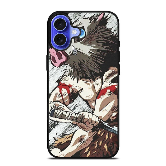 DEMON SLAYER HASHIBIRA INOSUKE ANIME iPhone 16 Case Cover
