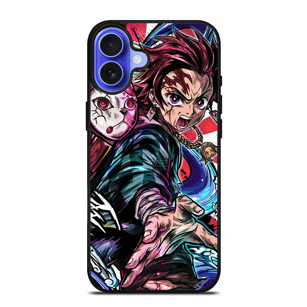 DEMON SLAYER TANJIRO KAMADO ART iPhone 16 Case Cover