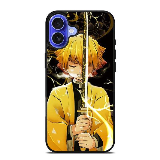 DEMON SLAYER ZENITSU AGATSUMA ANIME iPhone 16 Case Cover
