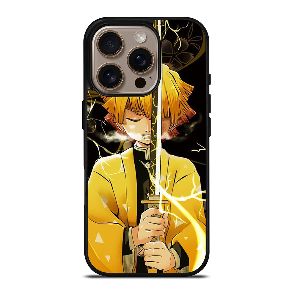 DEMON SLAYER ZENITSU AGATSUMA ANIME iPhone 16 Pro Case Cover