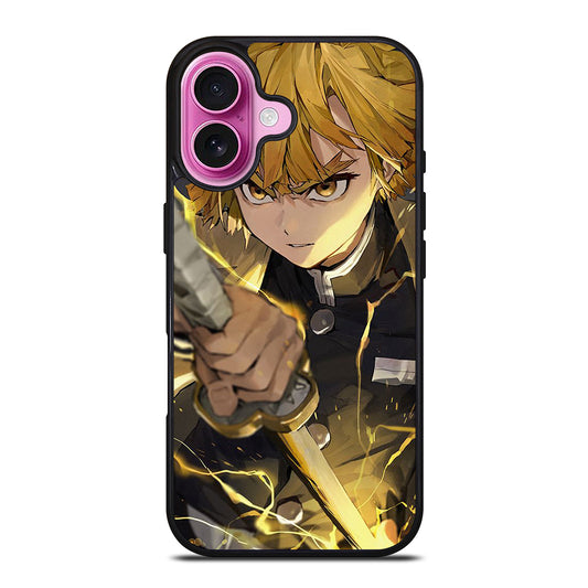 DEMON SLAYER ZENITSU COOL iPhone 16 Plus Case Cover
