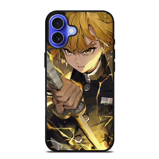 DEMON SLAYER ZENITSU COOL iPhone 16 Case Cover