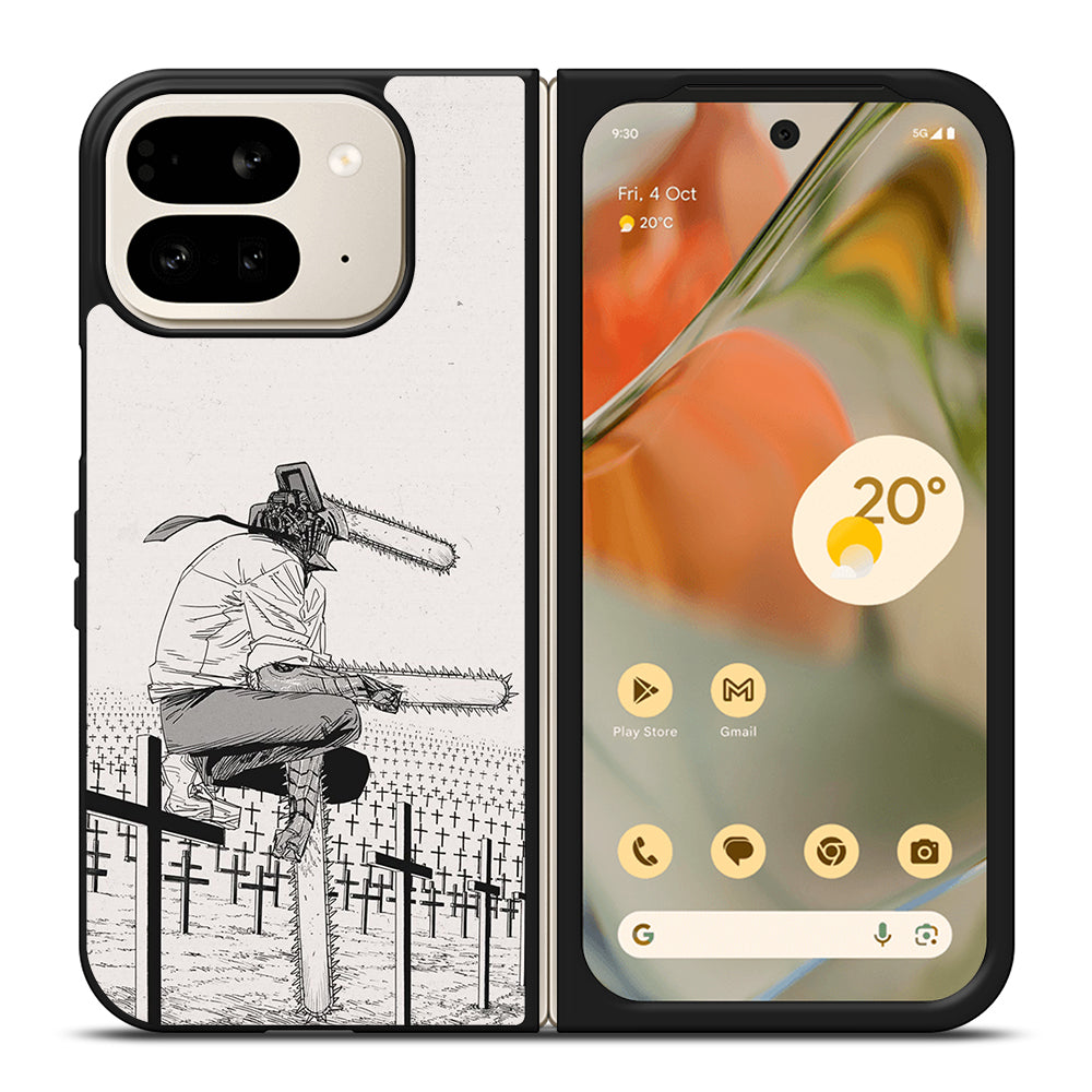 DENJI CHAINSAW MANGA Google Pixel 9 Pro Fold Case Cover