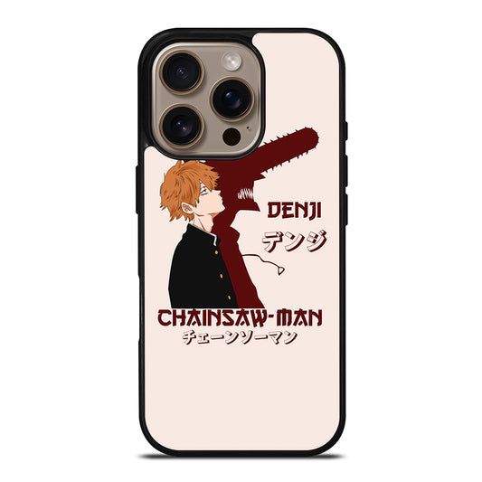 DENJI CHAINSAW MAN ART ANIME iPhone 16 Pro Case Cover