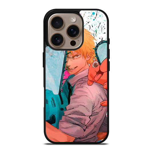 DENJI CHAINSAW MAN ART iPhone 16 Pro Case Cover