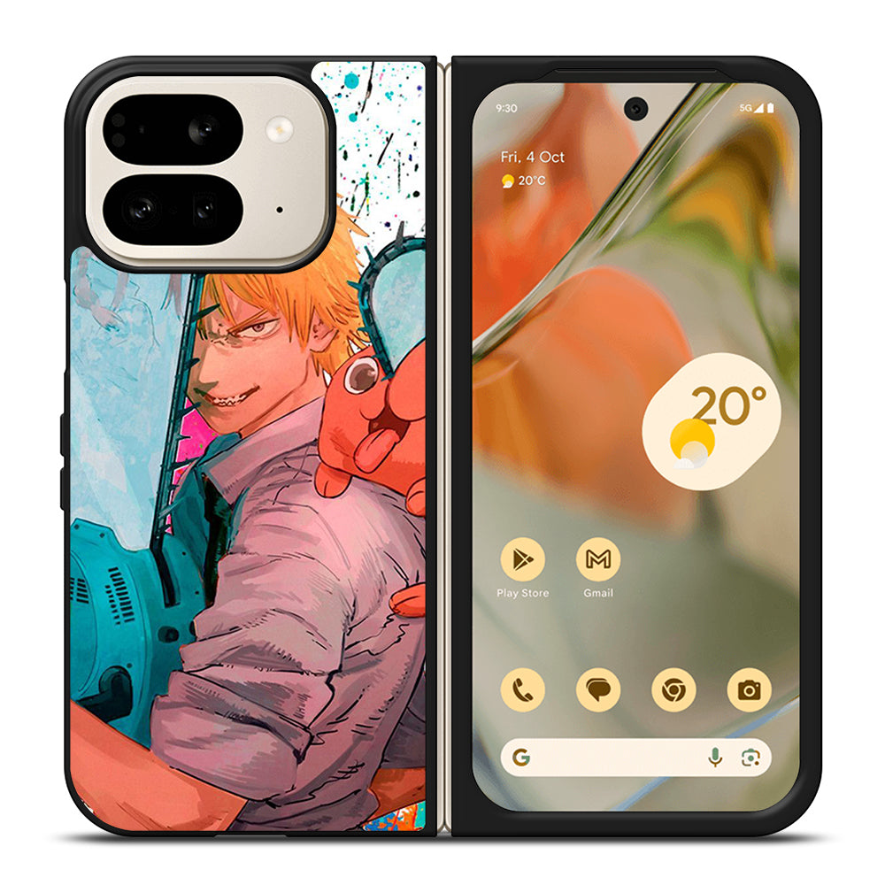 DENJI CHAINSAW MAN ART Google Pixel 9 Pro Fold Case Cover