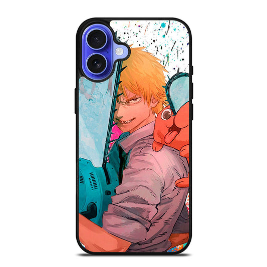 DENJI CHAINSAW MAN ART iPhone 16 Case Cover