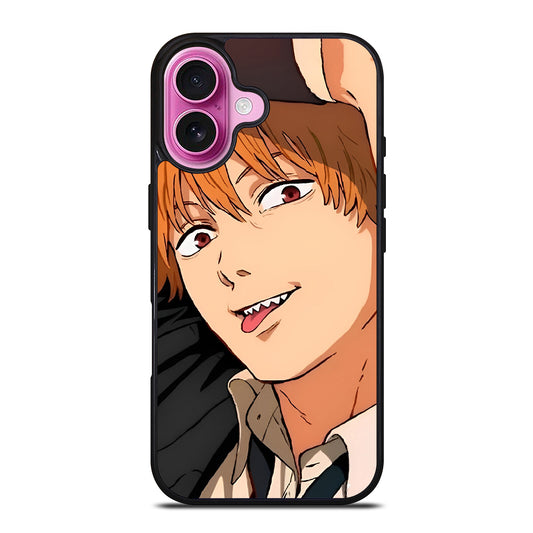 DENJI FACE CHAINSAW MAN iPhone 16 Plus Case Cover