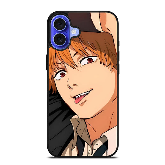 DENJI FACE CHAINSAW MAN iPhone 16 Case Cover