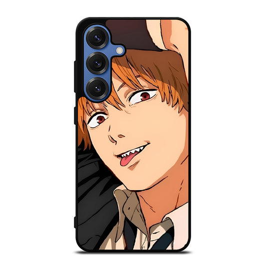 DENJI FACE CHAINSAW MAN Samsung Galaxy S25 Case Cover