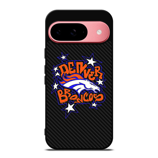 DENVER BRONCOS CARBON LOGO Google Pixel 9 Case Cover