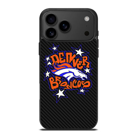 DENVER BRONCOS CARBON LOGO iPhone 17 Pro Max Case Cover