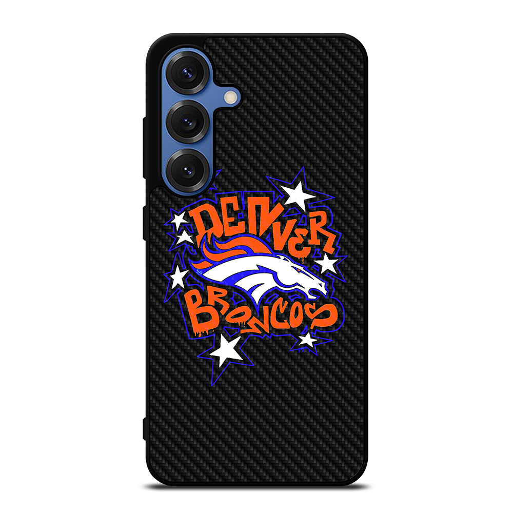 DENVER BRONCOS CARBON LOGO Samsung Galaxy S26 Case Cover