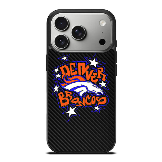 DENVER BRONCOS CARBON LOGO iPhone 17 Pro Case Cover