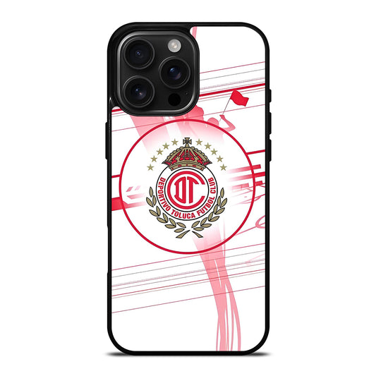 DEPORTIVO TOLUCA FC FUTBOL CLUB iPhone 16 Pro Max Case Cover