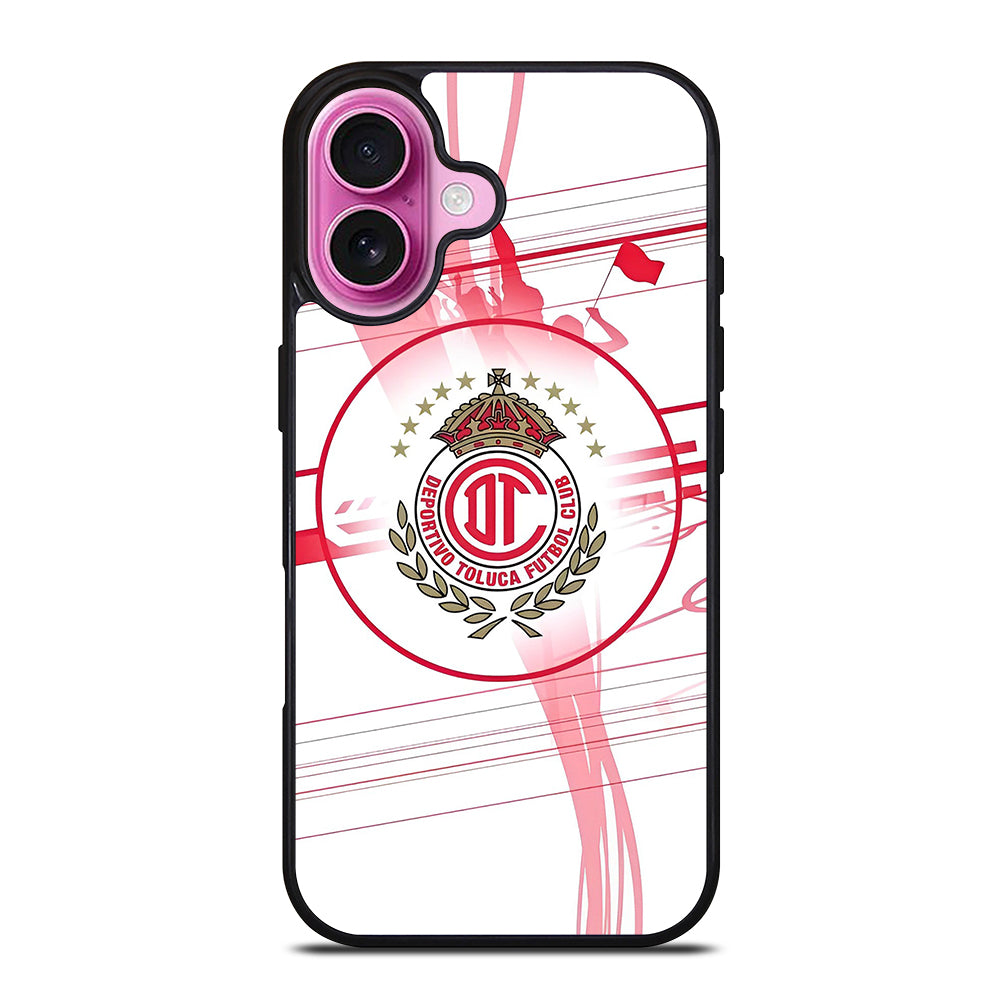 DEPORTIVO TOLUCA FC FUTBOL CLUB iPhone 16 Plus Case Cover