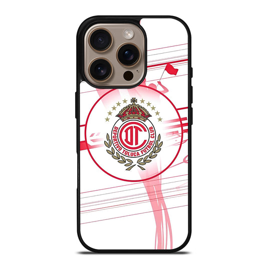 DEPORTIVO TOLUCA FC FUTBOL CLUB iPhone 16 Pro Case Cover