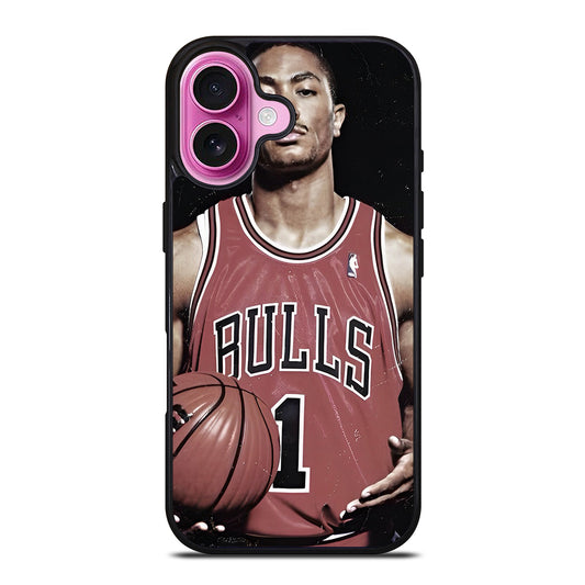 DERRICK ROSE BASKETBALL NBA iPhone 16 Plus Case Cover