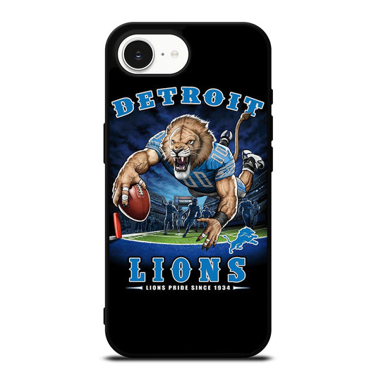 DETROIT LIONS MASCOT iPhone 16e Case Cover