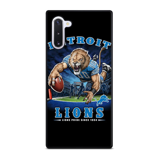 DETROIT LIONS MASCOT Samsung Galaxy Note 10 Case Cover