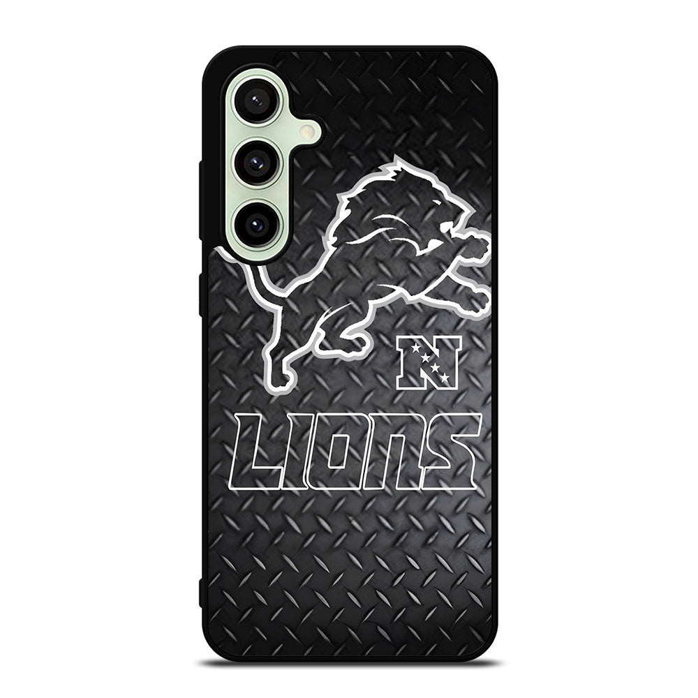 DETROIT LIONS METAL SYMBOL Samsung Galaxy S24 FE Case Cover