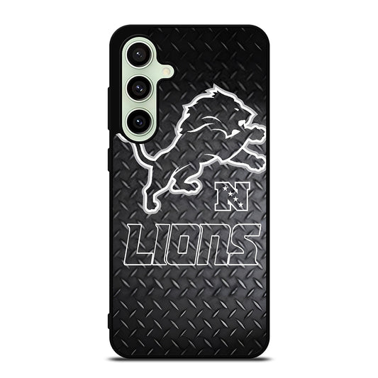 DETROIT LIONS METAL SYMBOL Samsung Galaxy S24 FE Case Cover