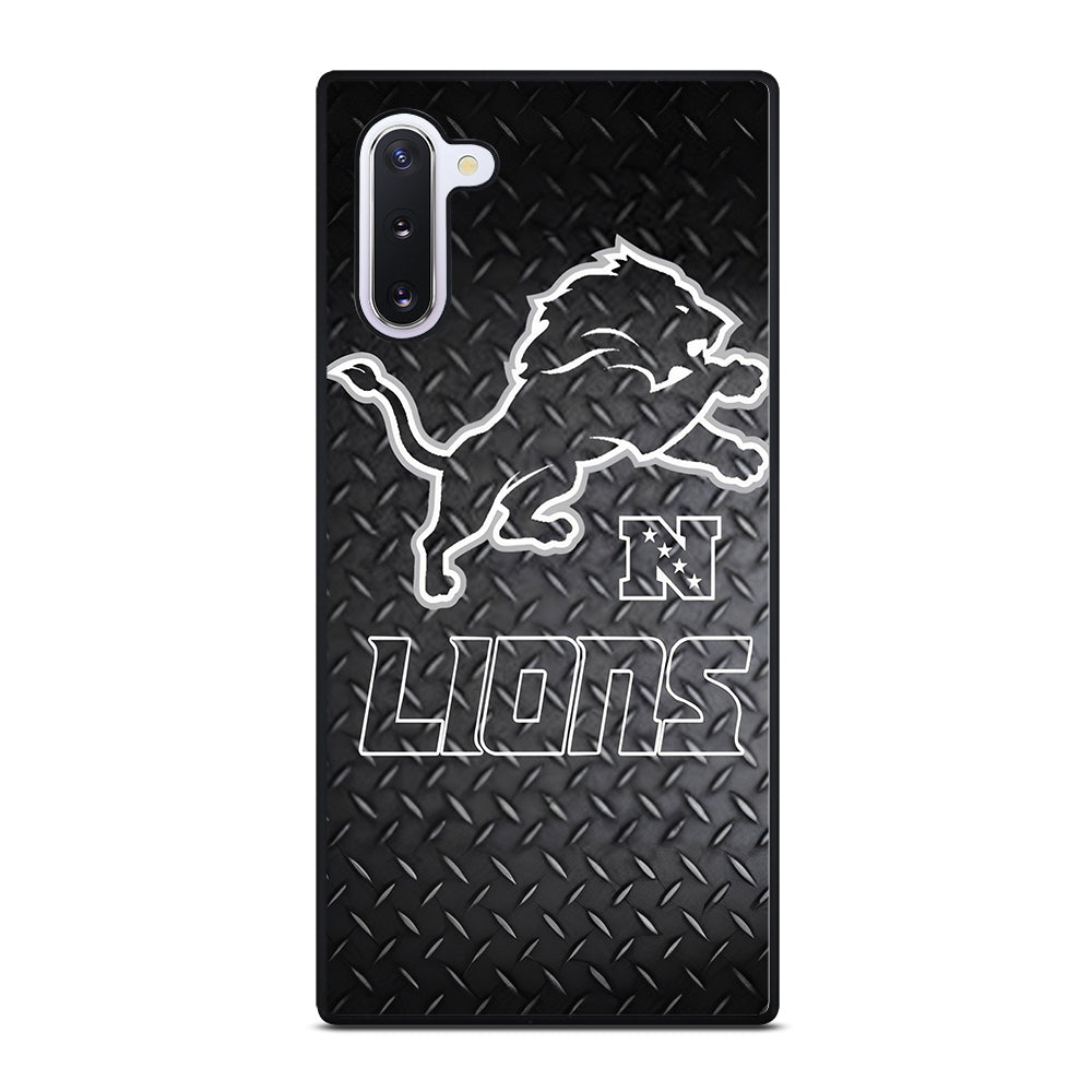 DETROIT LIONS METAL SYMBOL Samsung Galaxy Note 10 Case Cover