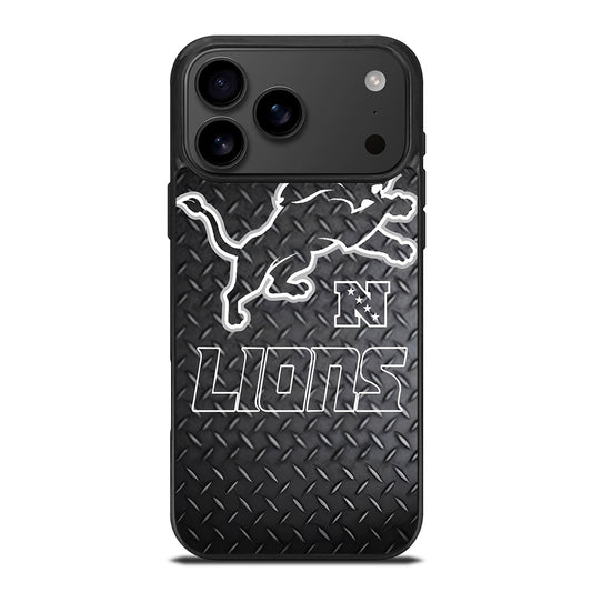 DETROIT LIONS METAL SYMBOL iPhone 17 Pro Max Case Cover