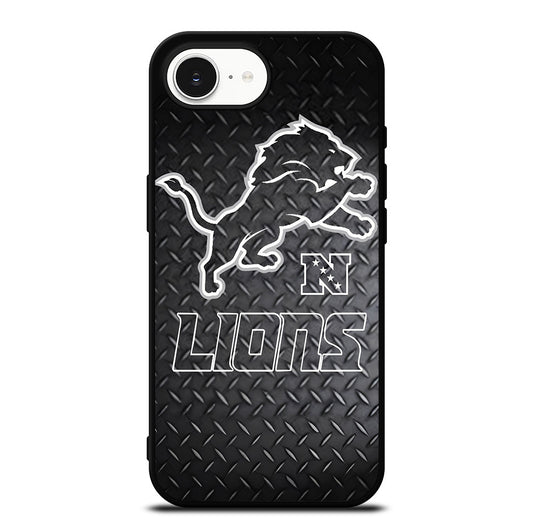 DETROIT LIONS METAL SYMBOL iPhone 16e Case Cover