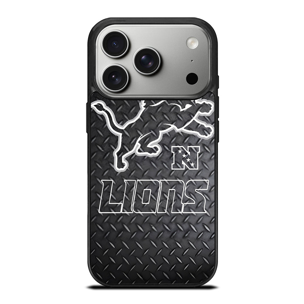 DETROIT LIONS METAL SYMBOL iPhone 17 Pro Case Cover