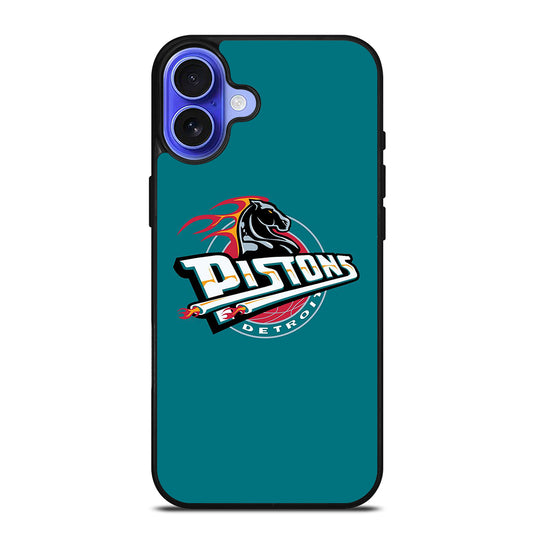 DETROIT PISTONS LOGO iPhone 16 Case Cover