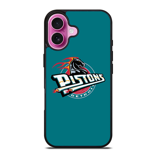 DETROIT PISTONS LOGO iPhone 16 Plus Case Cover