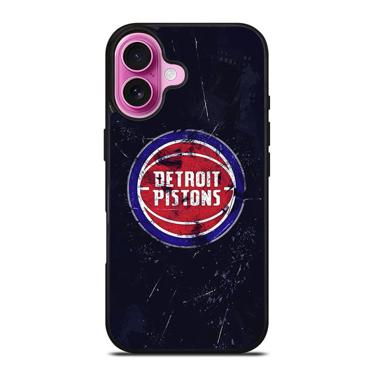 DETROIT PISTONS NBA 2 iPhone 16 Plus Case Cover