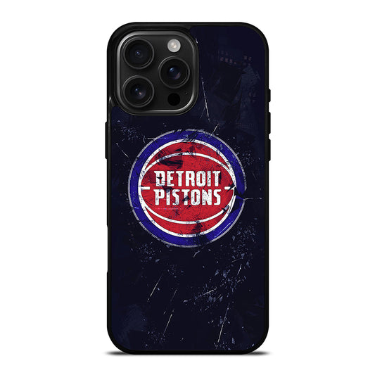 DETROIT PISTONS NBA 2 iPhone 16 Pro Max Case Cover