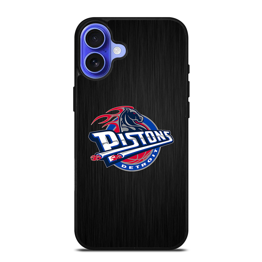 DETROIT PISTONS NBA ICON iPhone 16 Case Cover